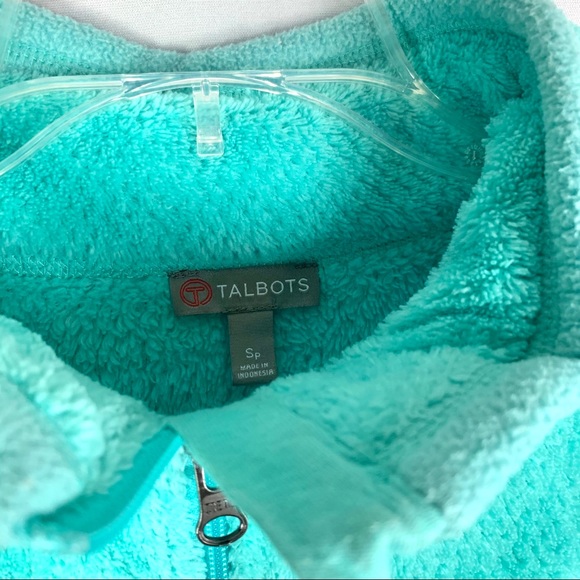 Talbots Quarter Zip Fleece pullover - Picture 4 of 4